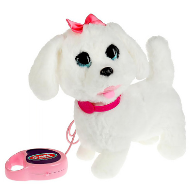 Интерактивный щенок Шарлотта 22 см с пультом поводком Мой питомец My Friends JX-14240 1